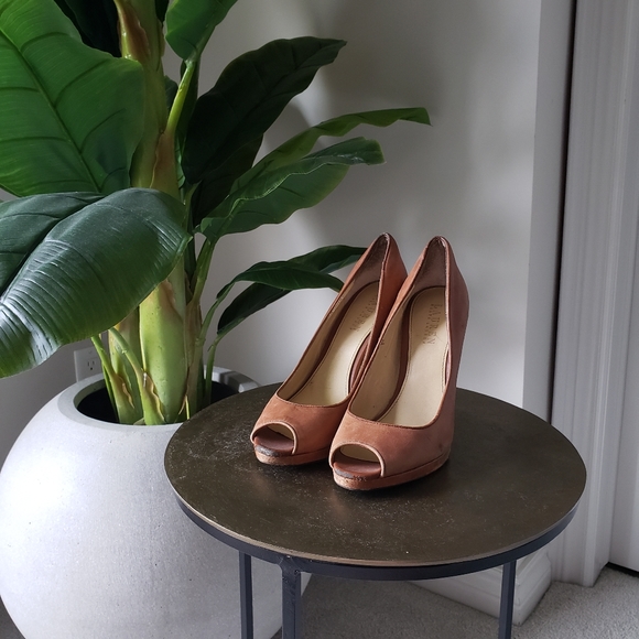 RALPH LAUREN Brown/Tan Heels